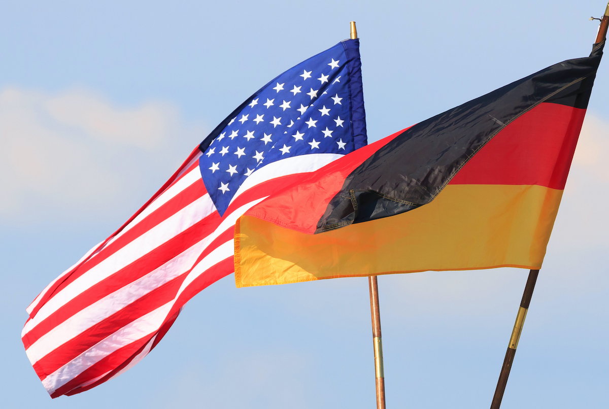 About flags of the united states and germany